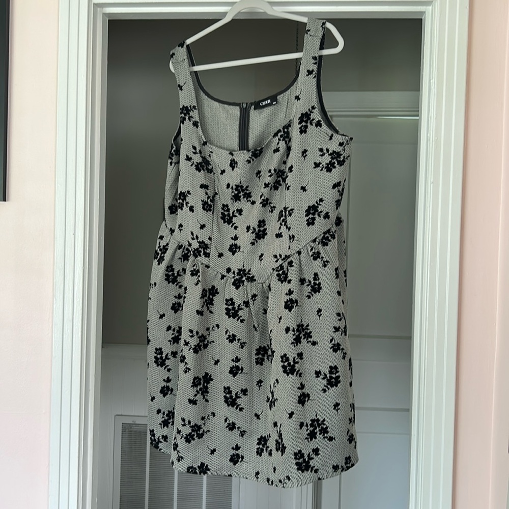Cider Curve Square Neck Floral Mini Dress Size 2XL NWT